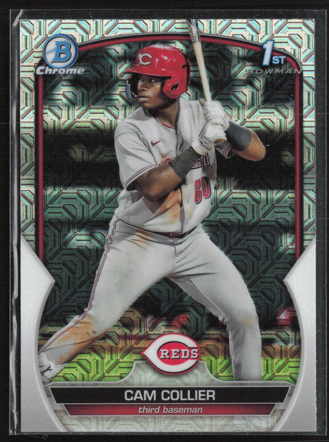 2023 Bowman #BCP-125 Cam Collier Chrome Prospects Mojo Refractors