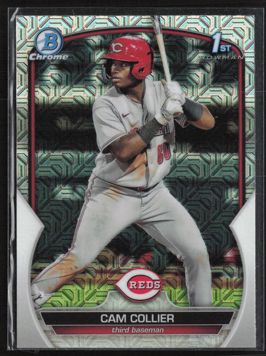 2023 Bowman #BCP-125 Cam Collier Chrome Prospects Mojo Refractors