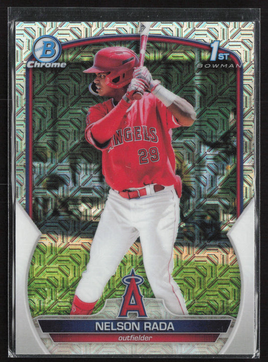 2023 Bowman #BCP-132 Nelson Rada Chrome Prospects Mojo Refractors