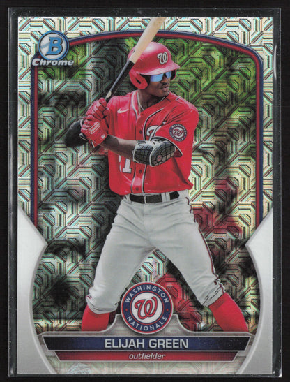 2023 Bowman #BCP-23 Elijah Green Chrome Prospects Mojo Refractors