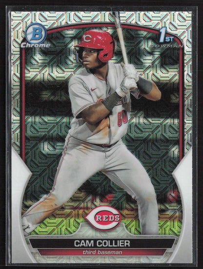 2023 Bowman #BCP-125 Cam Collier Chrome Prospects Mojo Refractors