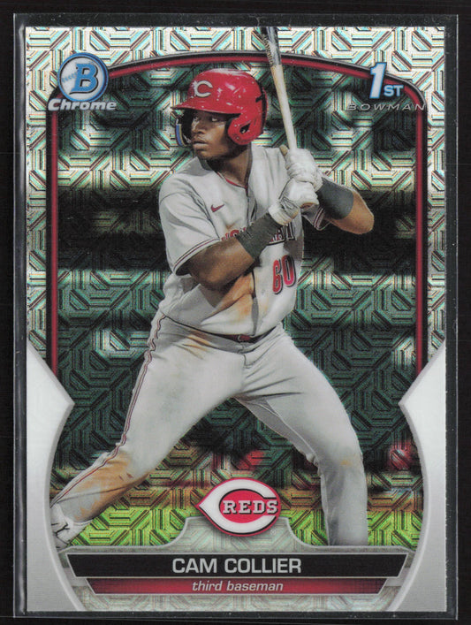 2023 Bowman #BCP-125 Cam Collier Chrome Prospects Mojo Refractors