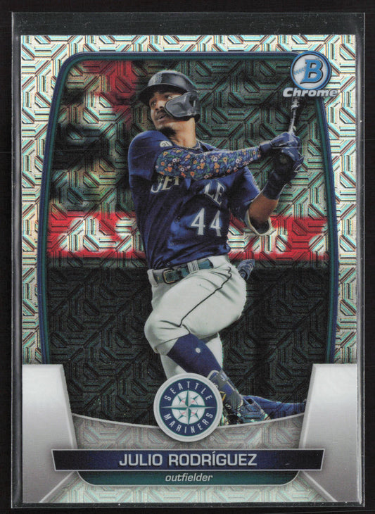 2023 Bowman #96 Julio Rodriguez Mojo Refractors