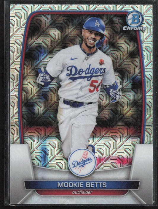 2023 Bowman #20 Mookie Betts Mojo Refractors