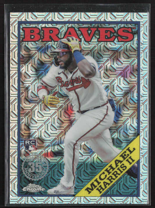 2023 Topps Chrome #T88C-51 Michael Harris II 1988 Topps Baseball 35th Ann Chrome