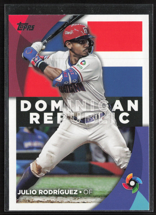 2023 Topps #WBC-24 Julio Rodriguez 2023 World Baseball Classic Stars