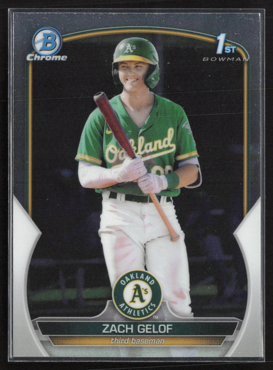 2023 Bowman #BCP-1 Zach Gelof Chrome Prospects