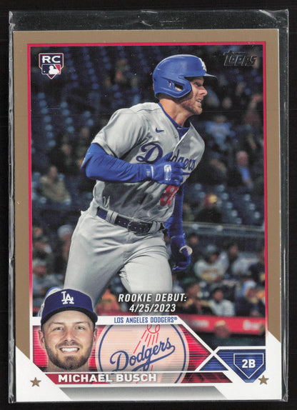 2023 Topps Update #US66 Michael Busch Gold #/2023