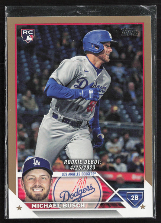 2023 Topps Update #US66 Michael Busch Gold #/2023