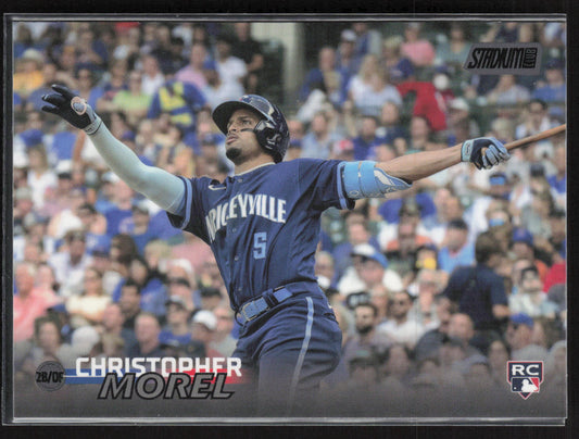2023 Stadium Club #139 Christopher Morel Black Foil