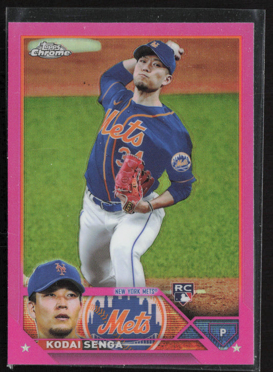 2023 Topps Chrome #217 Kodai Senga Pink Refractors