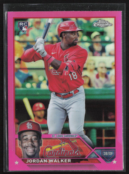 2023 Topps Chrome #209 Jordan Walker Pink Refractors