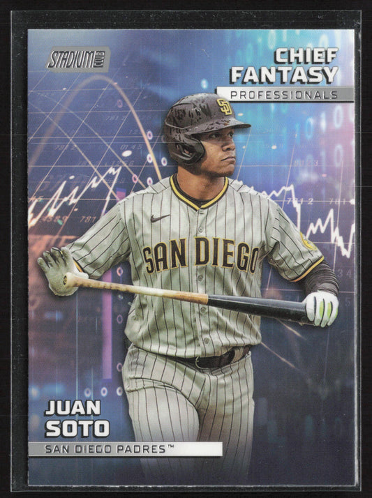 2023 Stadium Club #CFPRO-5 Juan Soto Chief Fantasy Professionals