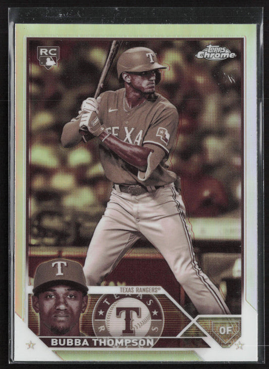 2023 Topps Chrome #58 Bubba Thompson Sepia Refractors