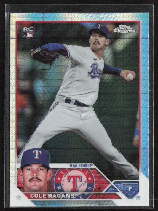 2023 Topps Update #USC195 Cole Ragans Shimmer Refractor
