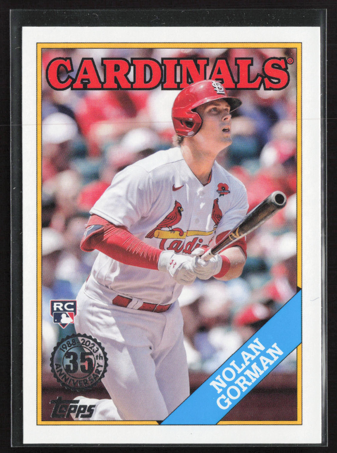 2023 Topps #T88-97 Nolan Gorman 1988 Topps Baseball 35th Ann