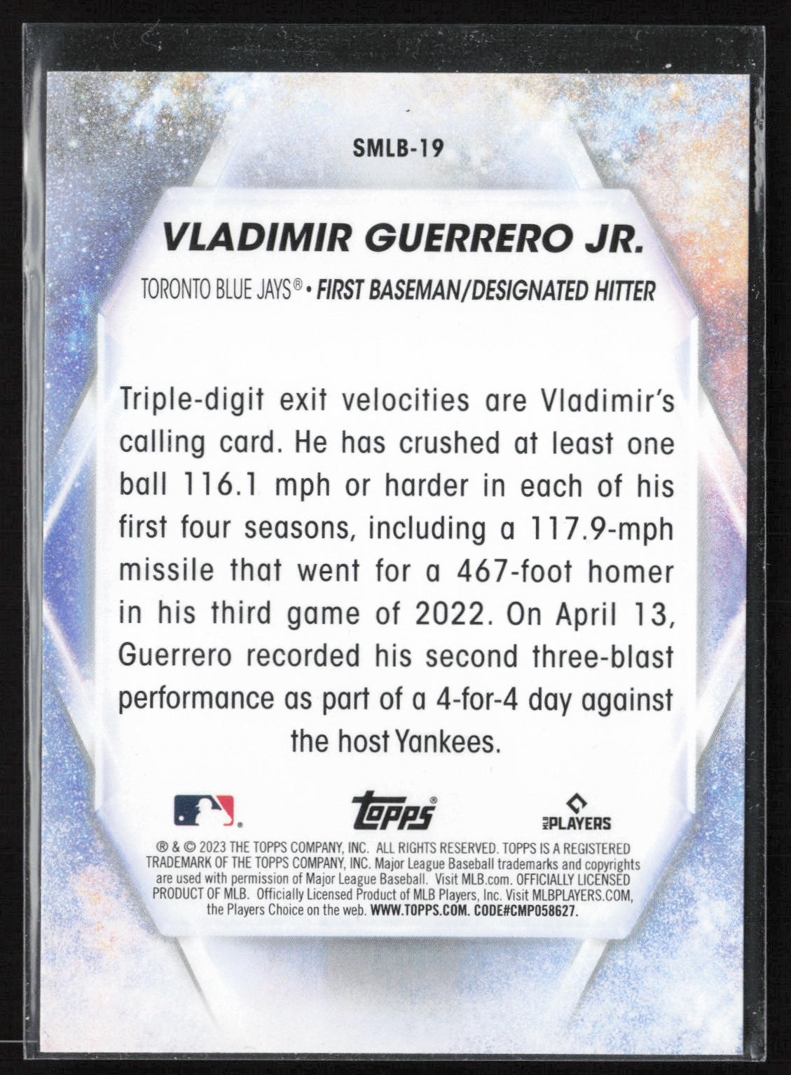 2023 Topps #SMLBC-19 Vladimir Guerrero Jr. Stars of MLB Chrome