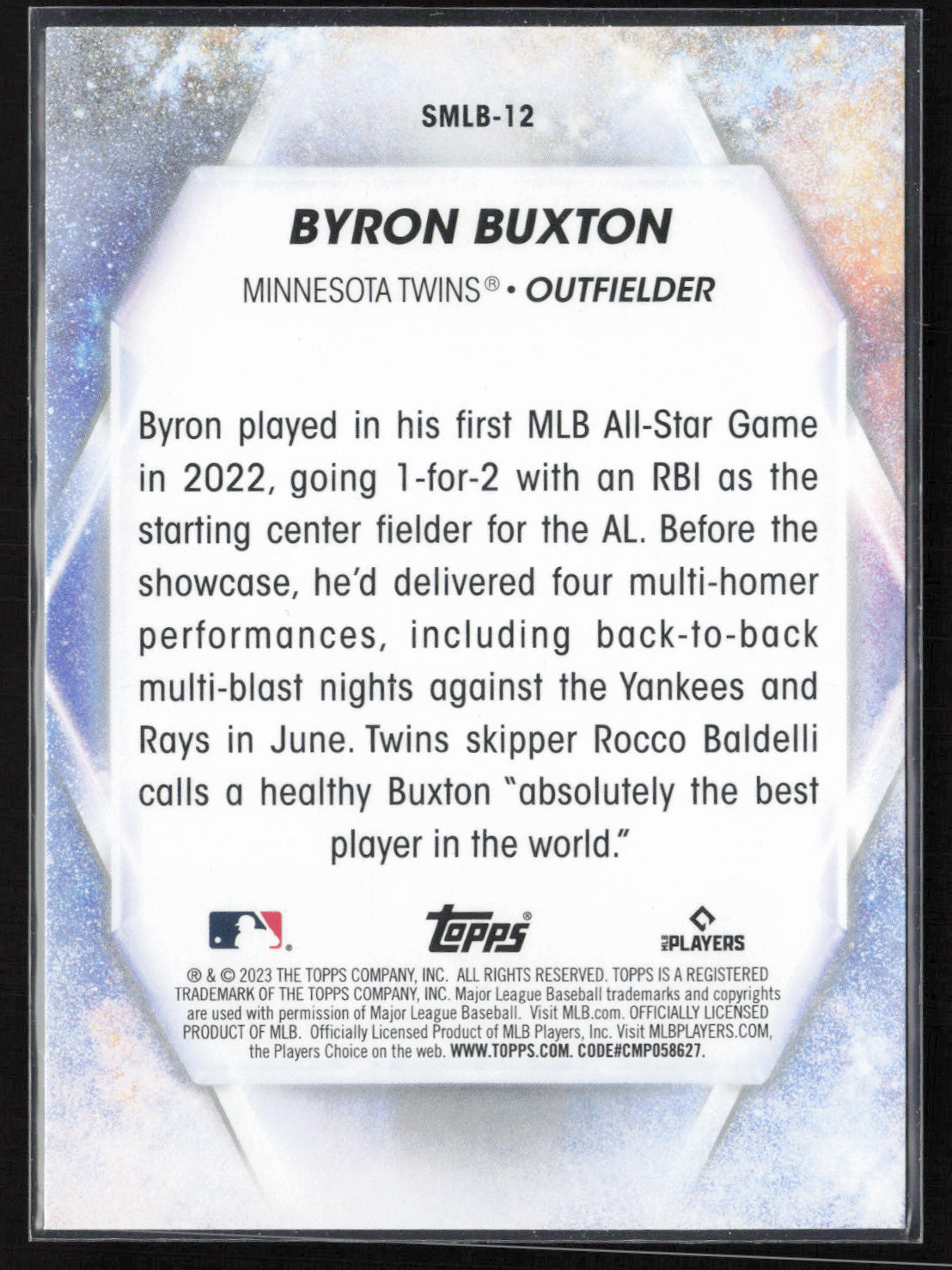 2023 Topps #SMLB-12 Byron Buxton Stars of MLB