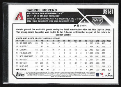 2023 Topps Update #US161 Gabriel Moreno