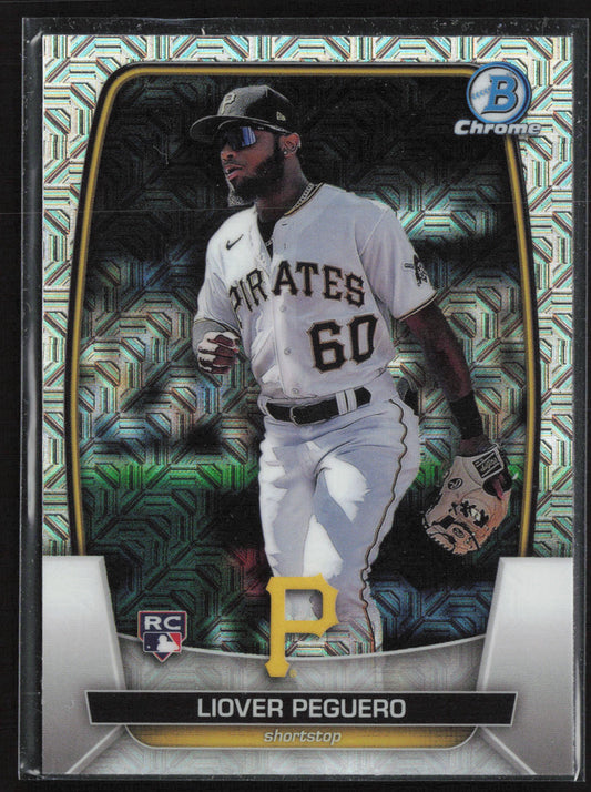 2023 Bowman #85 Liover Peguero Mojo Refractors