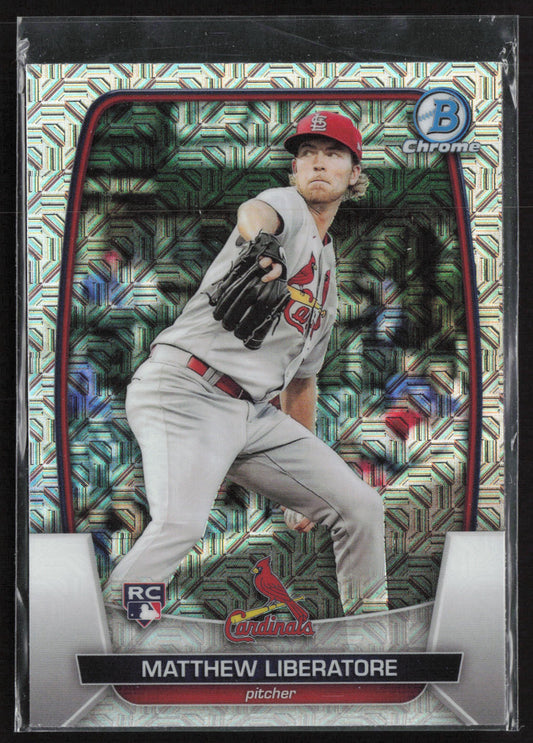 2023 Bowman #48 Matthew Liberatore Mojo Refractors