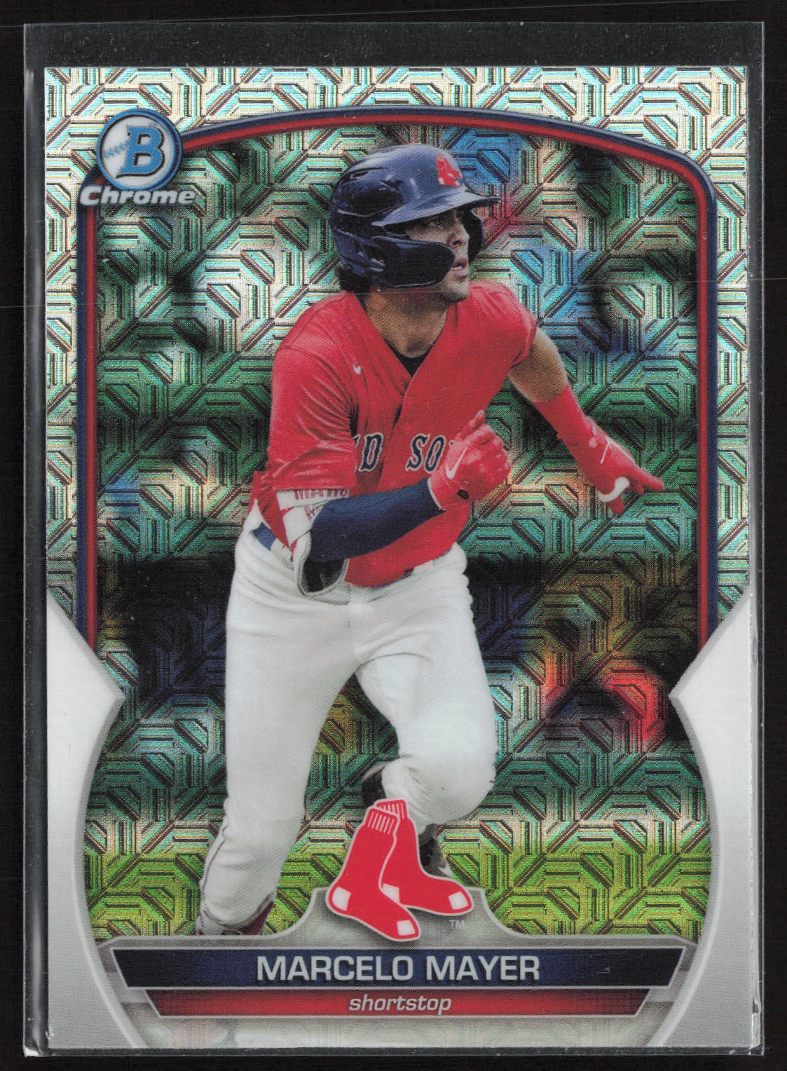 2023 Bowman #BCP-107 Marcelo Mayer Chrome Prospects Mojo Refractors