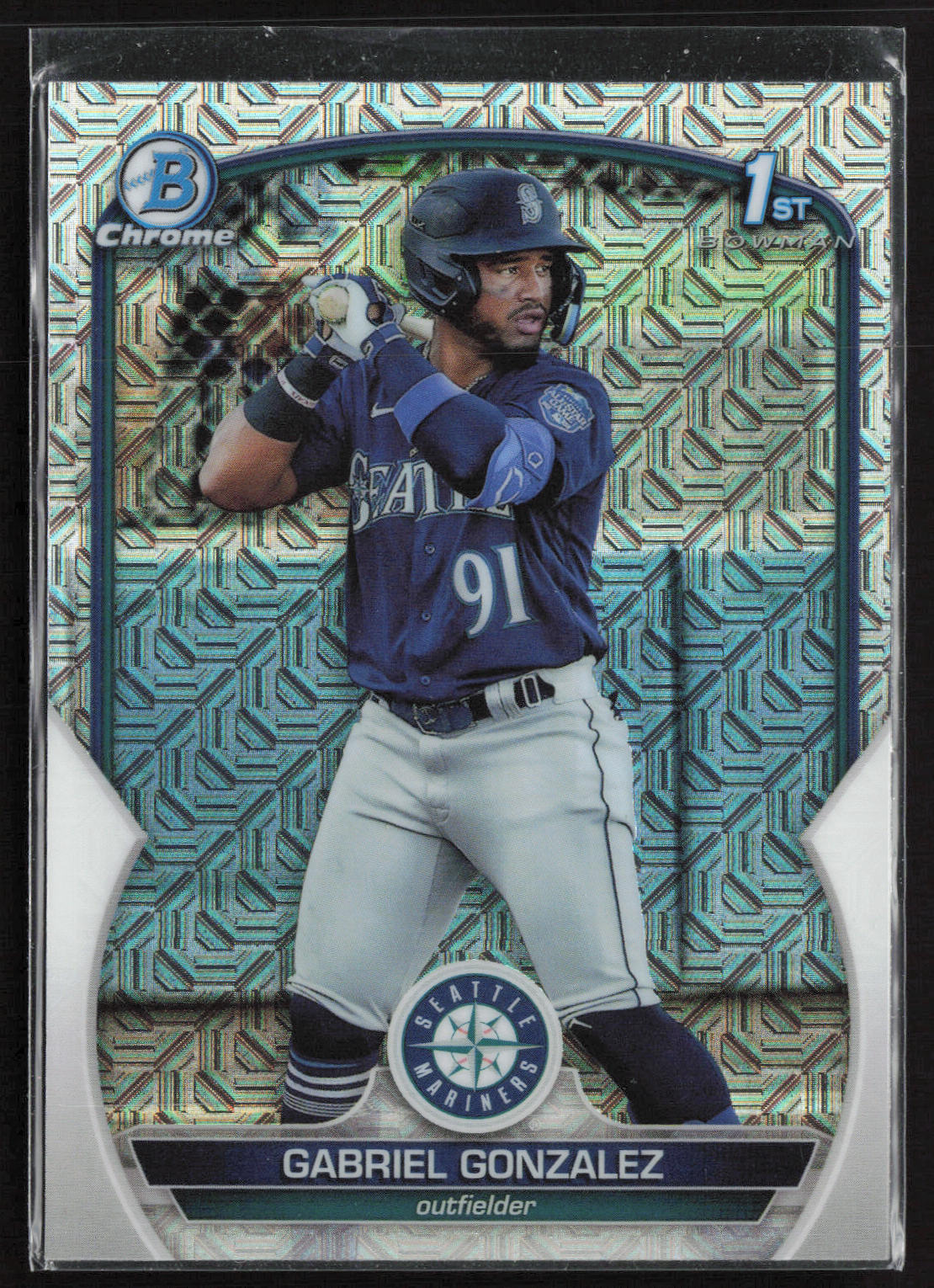 2023 Bowman #BCP-133 Gabriel Gonzalez Chrome Prospects Mojo Refractors