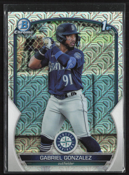 2023 Bowman #BCP-133 Gabriel Gonzalez Chrome Prospects Mojo Refractors