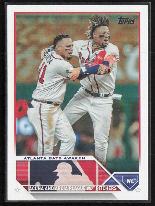 2023 Topps Update #US143 Atlanta Bats Awaken