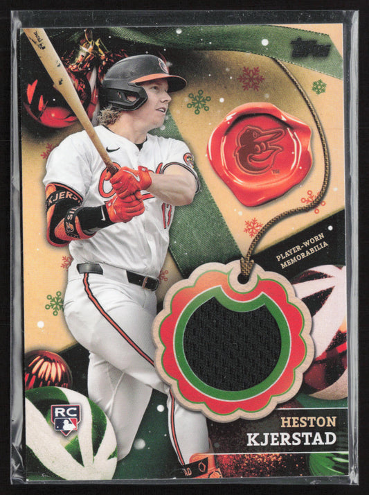 2024 Topps Holiday #RC-HK Heston Kjerstad Relics