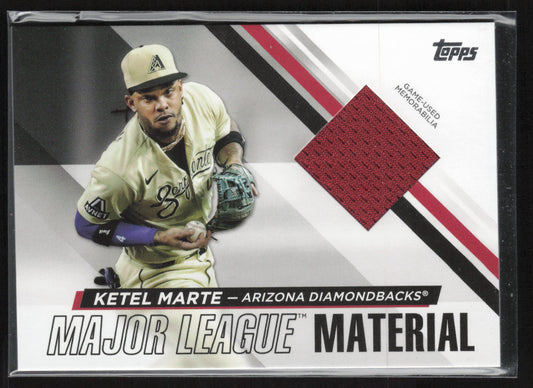 2024 Topps #MLM2-KM Ketel Marte Major League Material Relics (Series Two)