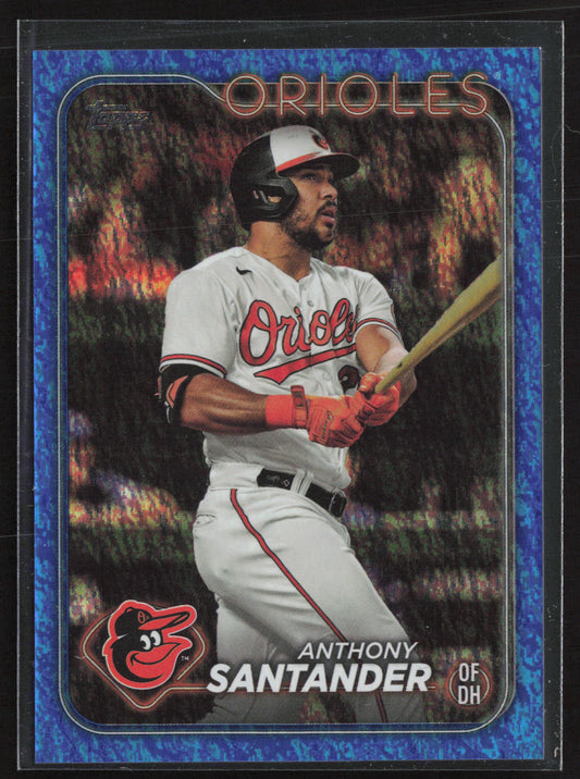 2024 Topps #648 Anthony Santander Blue Holofoil #/999