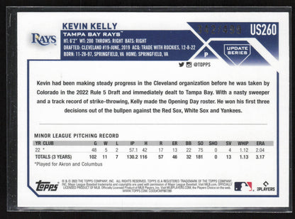 2023 Topps Update #US260 Kevin Kelly Green Foil #/499