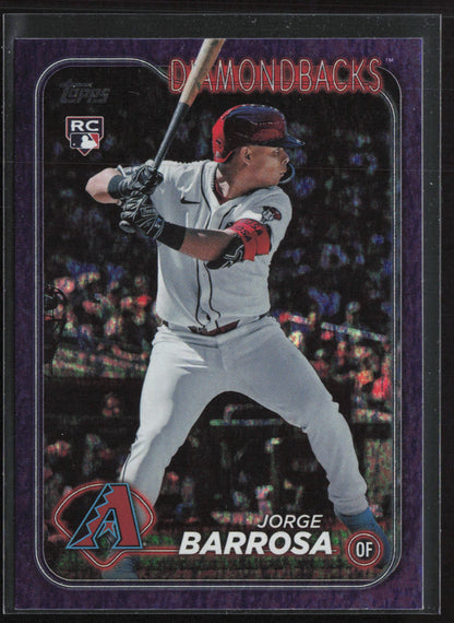 2024 Topps Update #US22 Jorge Barrosa Purple