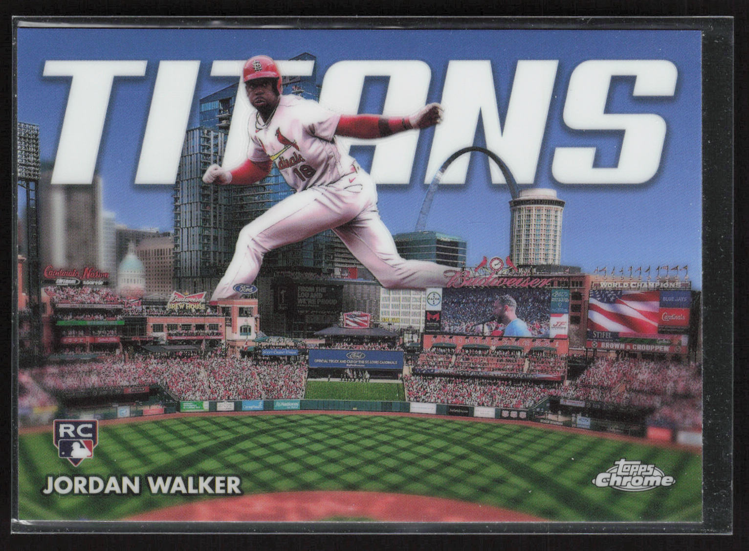 2023 Topps Chrome Update #CT-15 Jordan Walker Titans