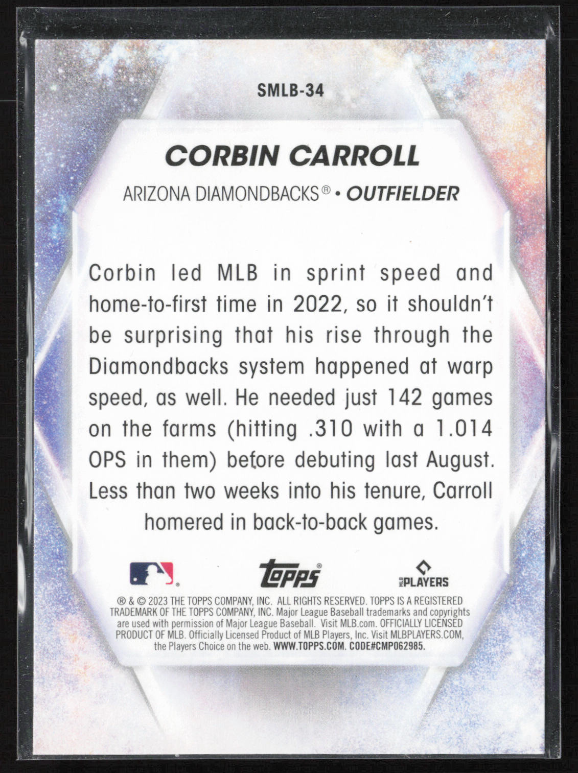 2023 Topps #SMLBC-34 Corbin Carroll Stars of MLB Chrome