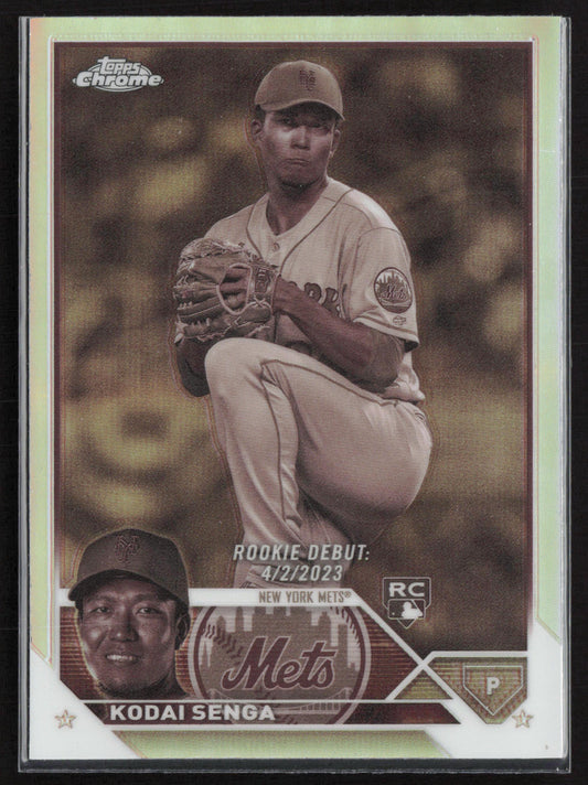 2023 Topps Chrome Update #USC124 Kodai Senga Refractor