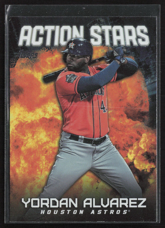 2023 Topps Chrome Update #ASC-9 Yordan Alvarez Action Stars