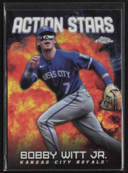 2023 Topps Update #AS-17 Bobby Witt Jr. Action Stars