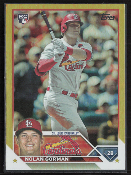 2023 Topps Chrome #192 Nolan Gorman Refractors