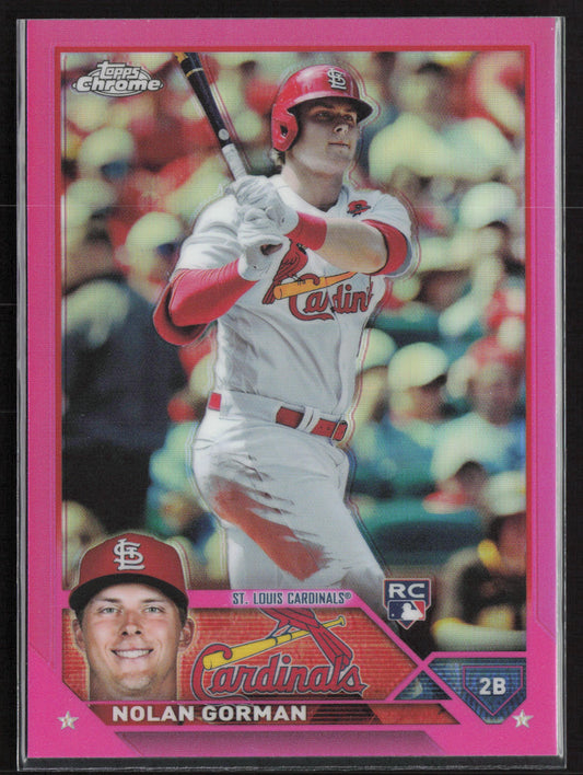 2023 Topps Chrome #192 Nolan Gorman Refractors