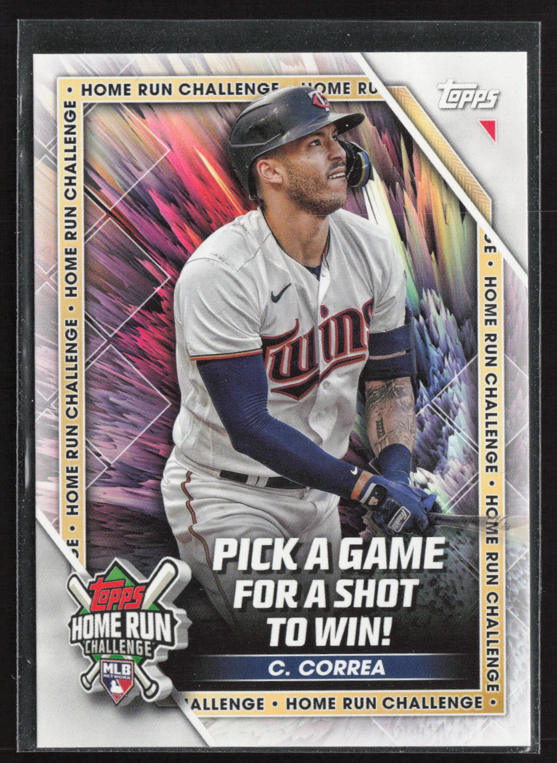 2023 Topps #HRC-26 Carlos Correa Home Run Challenge (Series Two)