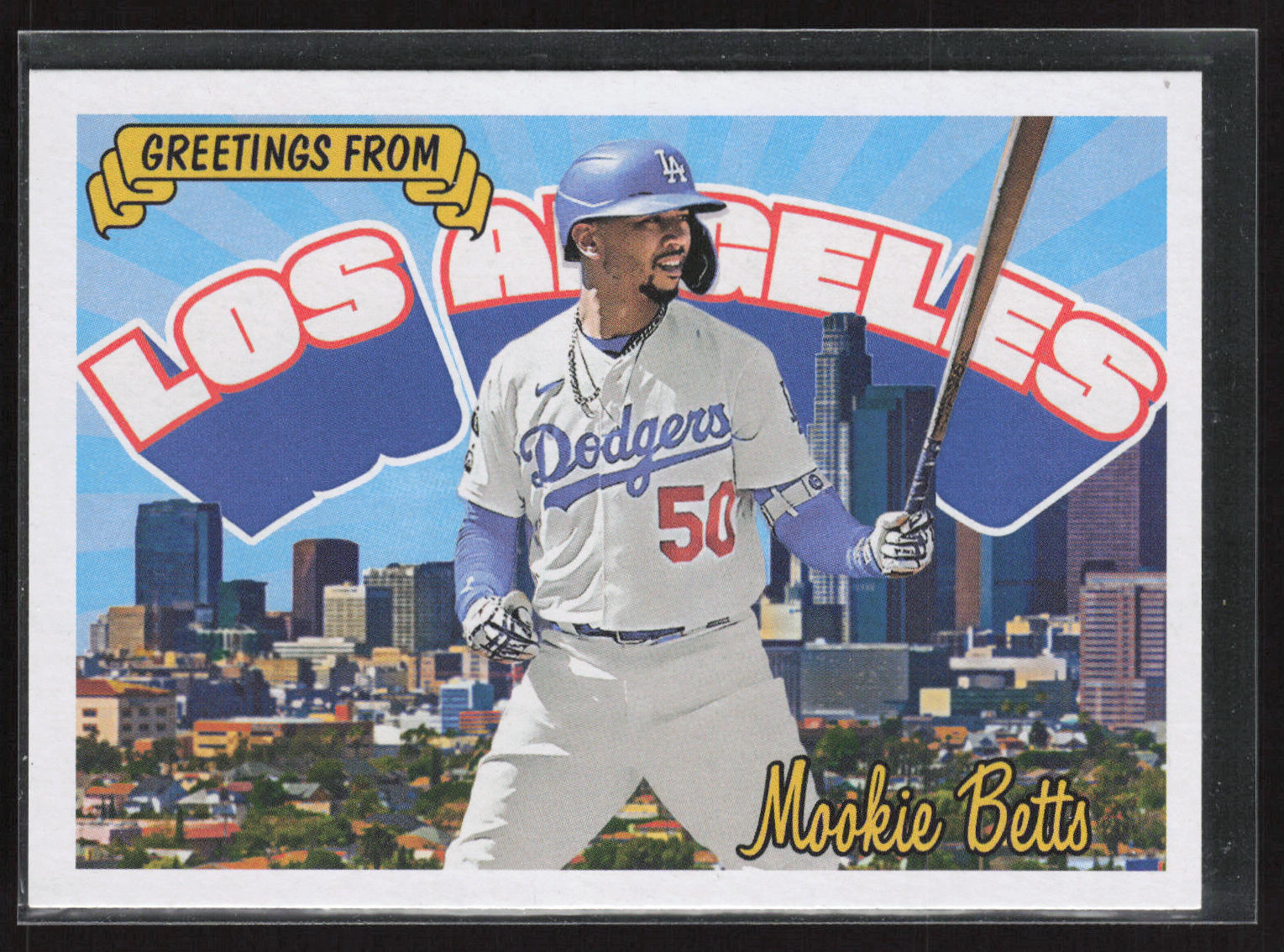 2022 Topps Archives #PC-8 Mookie Betts Topps Postcards