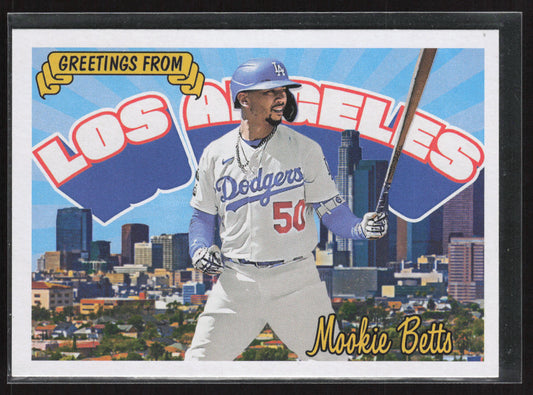 2022 Topps Archives #PC-8 Mookie Betts Topps Postcards