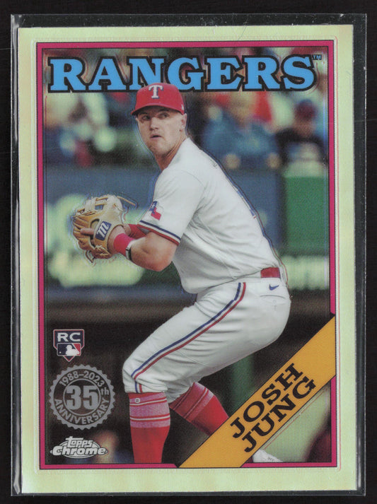 2023 Topps Chrome Update #88CU-16 Josh Jung 1988 Topps Baseball 35th Anniversary