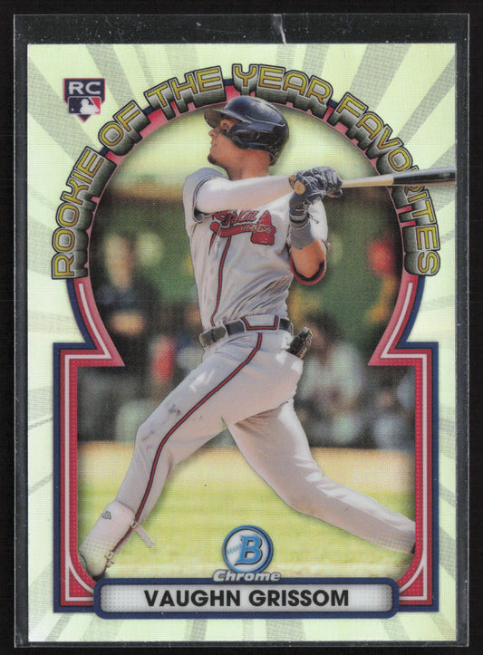 2023 Bowman #ROYF-8 Vaughn Grissom Rookie of the Year Favorites