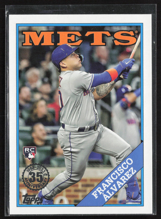 2023 Topps #2T88-40 Francisco Álvarez 1988 Topps Baseball 35th Anniversary