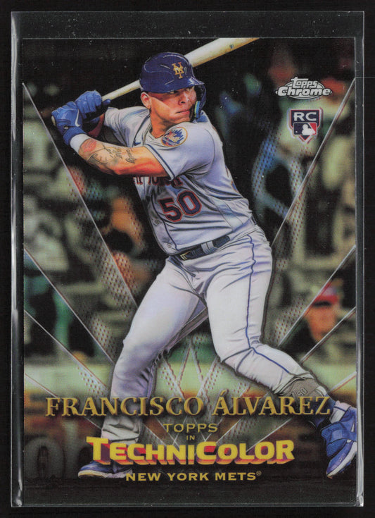 2023 Topps Chrome #TT-25 Francisco Álvarez Topps in Technicolor