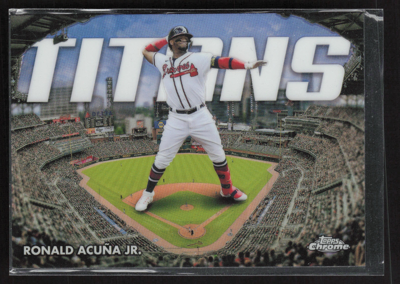 2023 Topps Chrome #CT-5 Ronald Acuña Jr. Titans