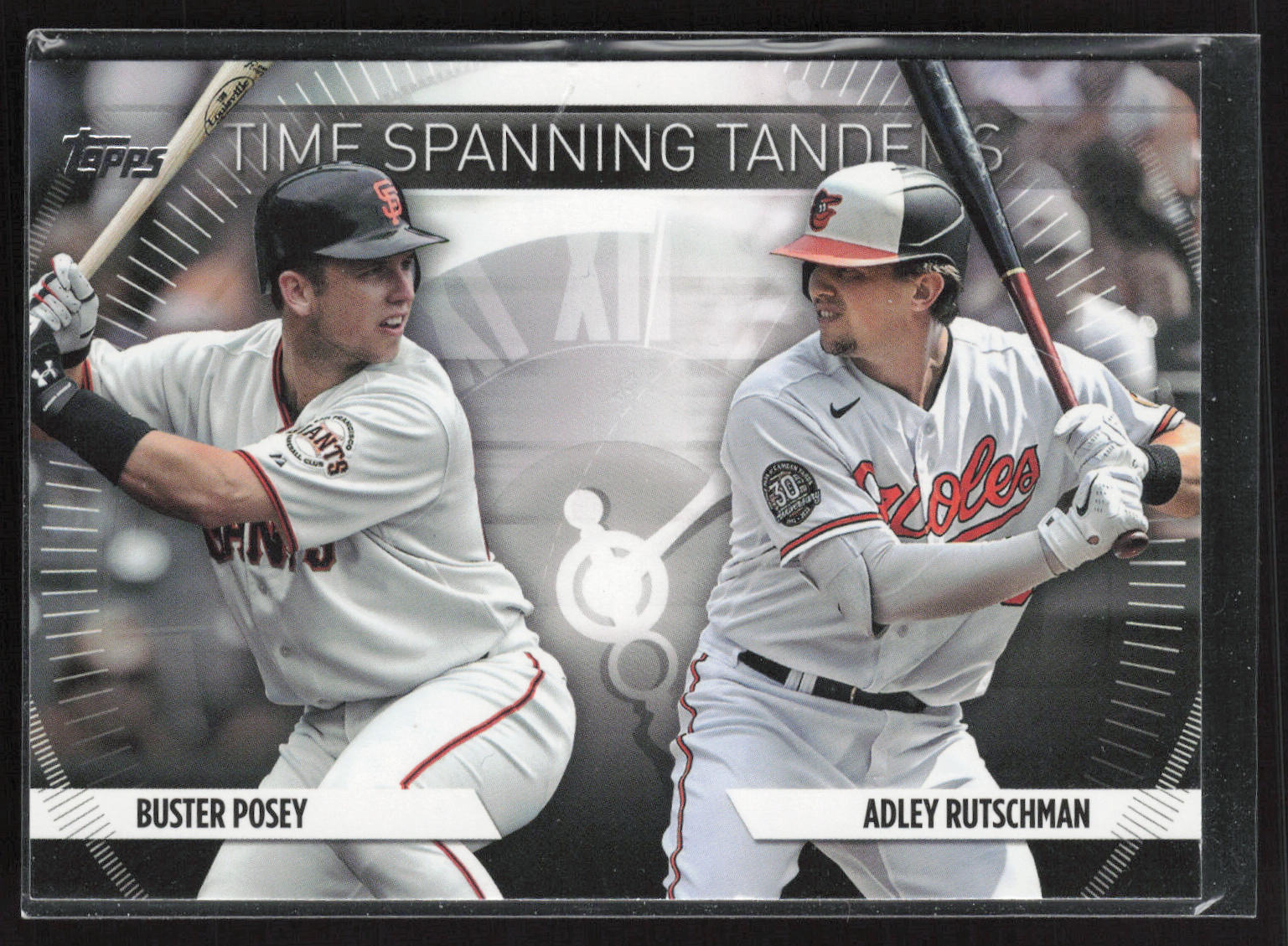 2023 Topps Update #TS-15 Adley Rutschman / Buster Posey Time Spanning Tandems
